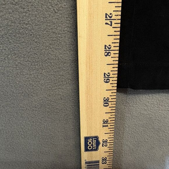 St John Sport By Marie Gray Pants Size 8 Black Straight Suede Feel Quiet Luxury - Picture 8 of 9